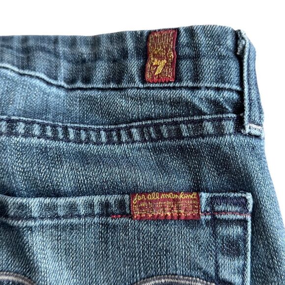7 For All Mankind Hale Straight Cut Jeans Size 27 - Picture 6 of 15
